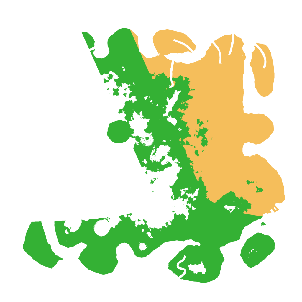 Biome Rust Map: Procedural Map, Size: 3500, Seed: 3400