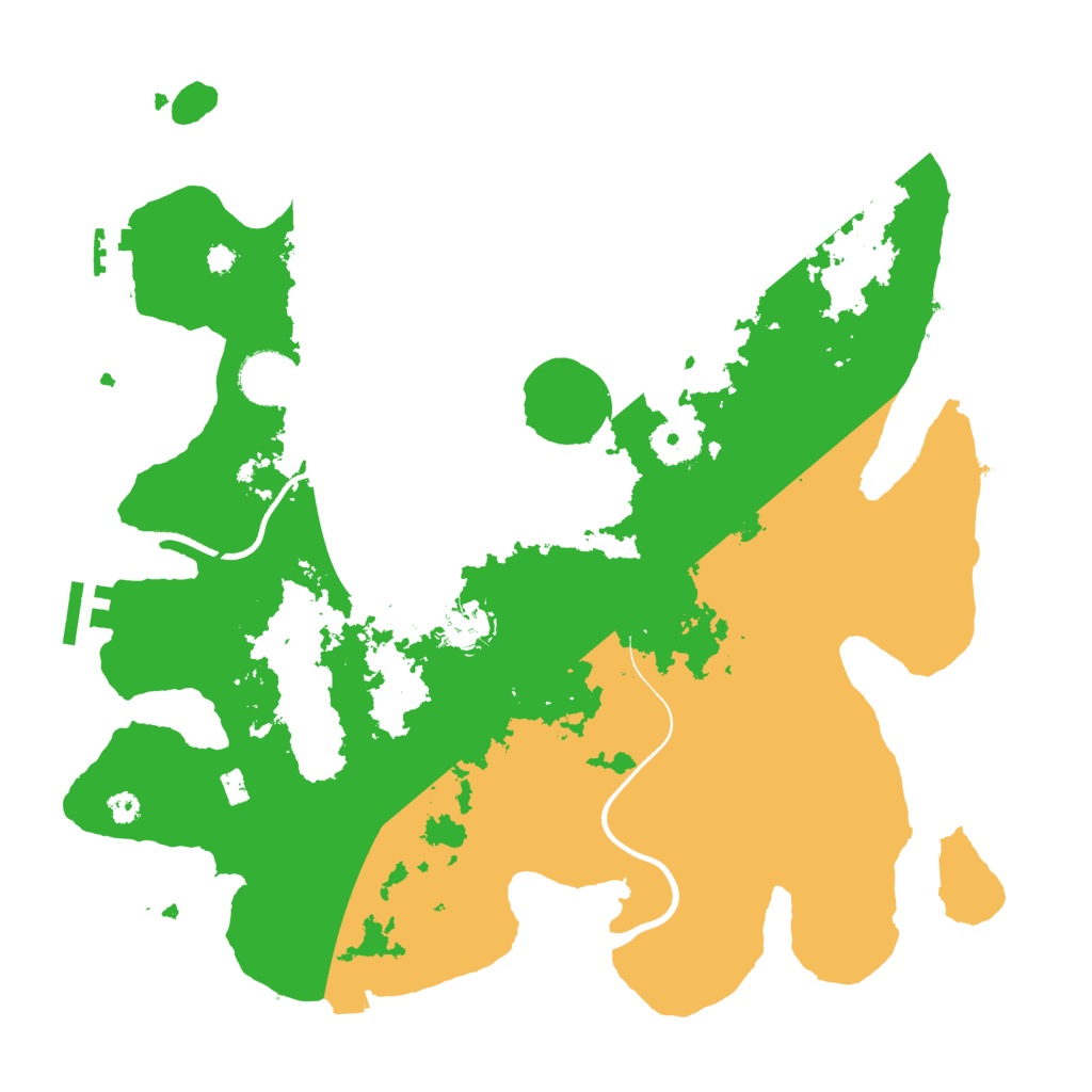 Biome Rust Map: Procedural Map, Size: 3500, Seed: 790653178
