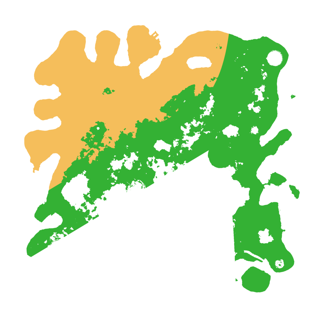 Biome Rust Map: Procedural Map, Size: 3700, Seed: 483637787