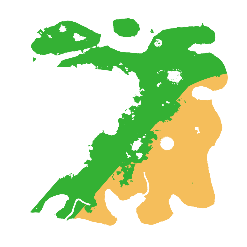 Biome Rust Map: Procedural Map, Size: 3250, Seed: 77601905