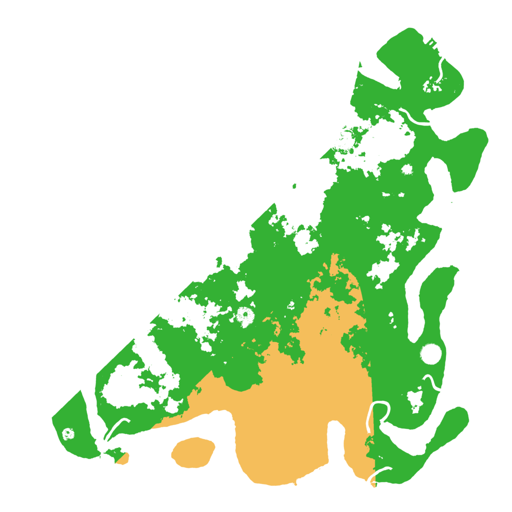Biome Rust Map: Procedural Map, Size: 4300, Seed: 517656492
