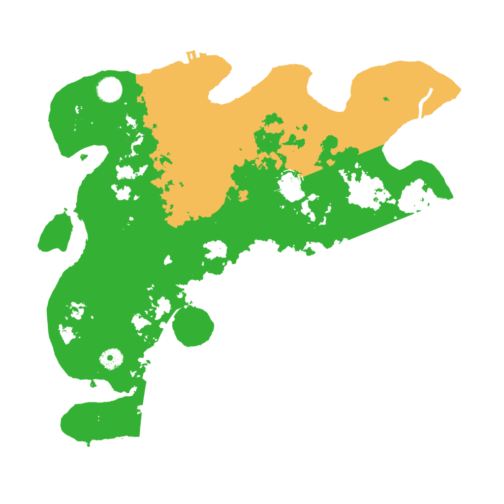 Biome Rust Map: Procedural Map, Size: 3500, Seed: 763305286