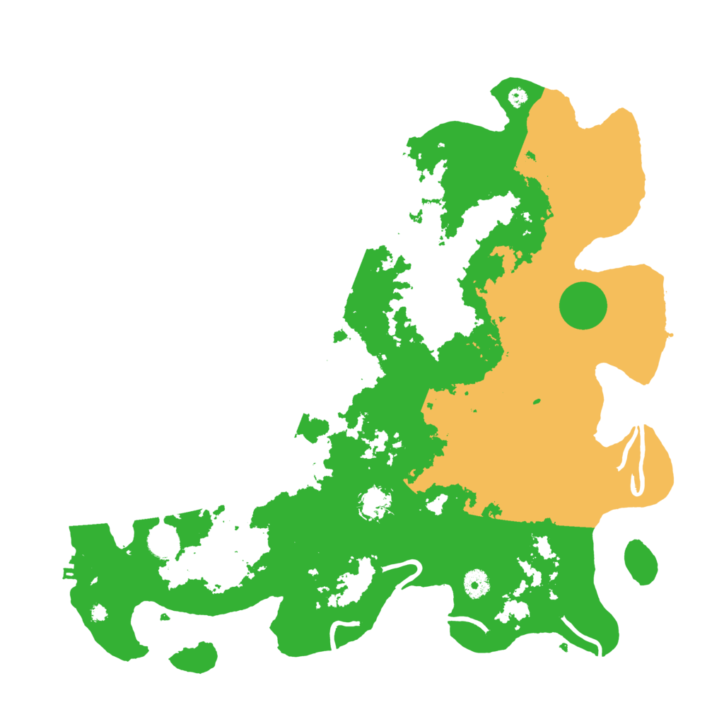 Biome Rust Map: Procedural Map, Size: 4000, Seed: 58559029