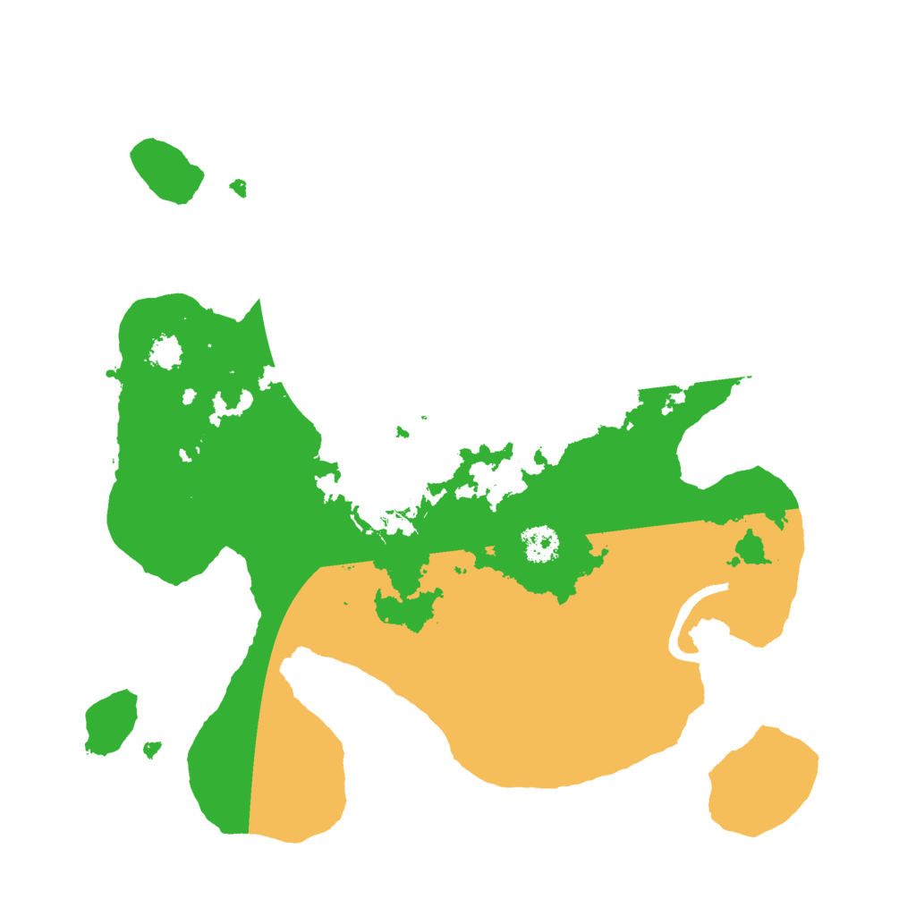 Biome Rust Map: Procedural Map, Size: 2500, Seed: 63547111