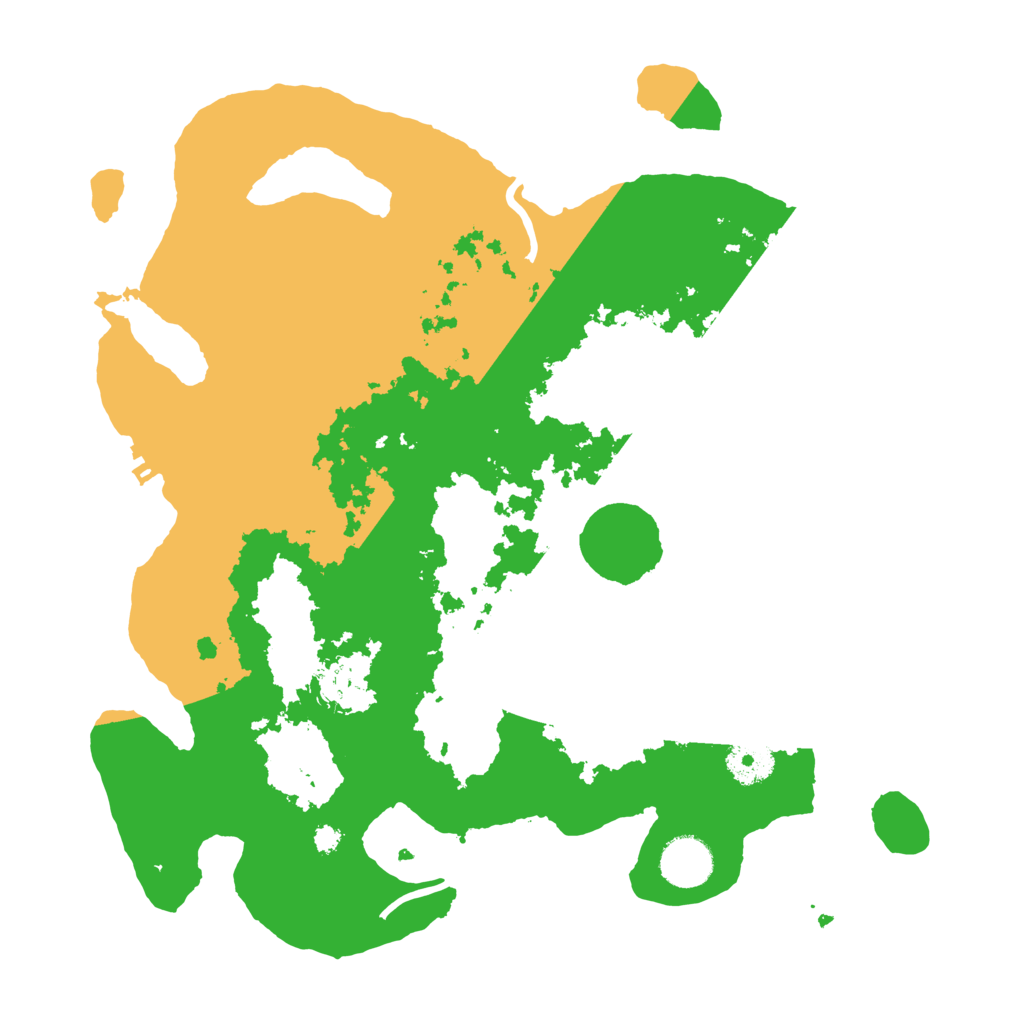 Biome Rust Map: Procedural Map, Size: 3500, Seed: 71236235