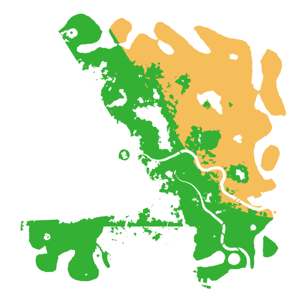 Biome Rust Map: Procedural Map, Size: 4500, Seed: 1805923961