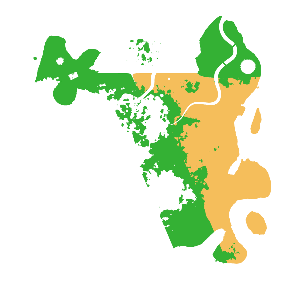 Biome Rust Map: Procedural Map, Size: 3500, Seed: 2133495209
