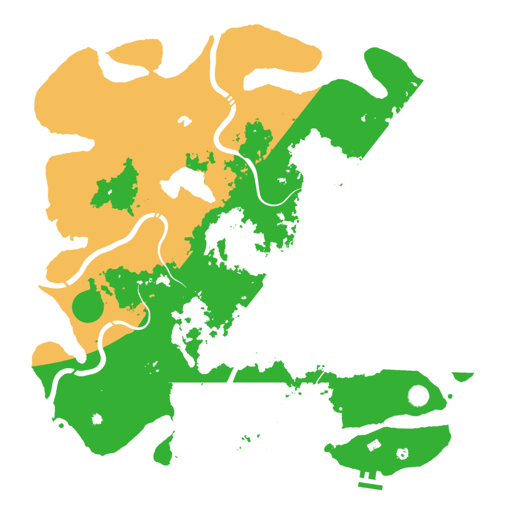 Biome Rust Map: Procedural Map, Size: 4250, Seed: 4