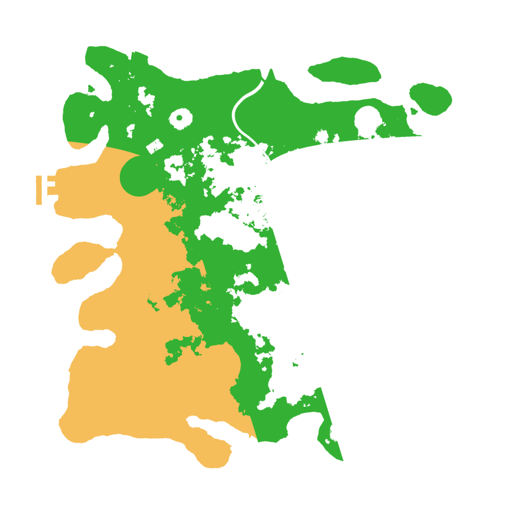 Biome Rust Map: Procedural Map, Size: 3500, Seed: 394766785