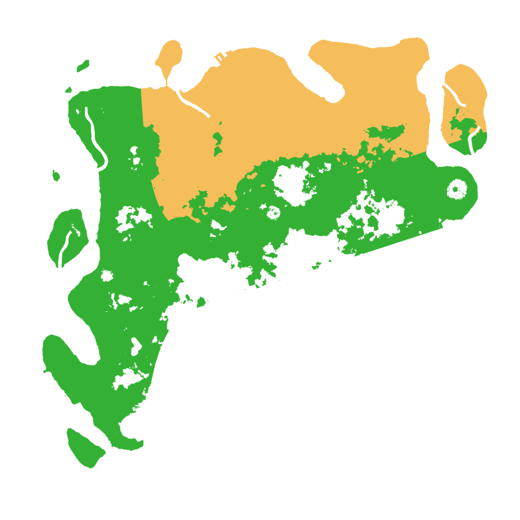 Biome Rust Map: Procedural Map, Size: 3950, Seed: 41111808