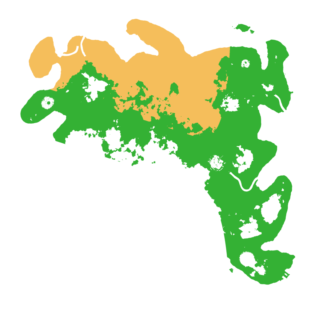 Biome Rust Map: Procedural Map, Size: 3850, Seed: 66509269