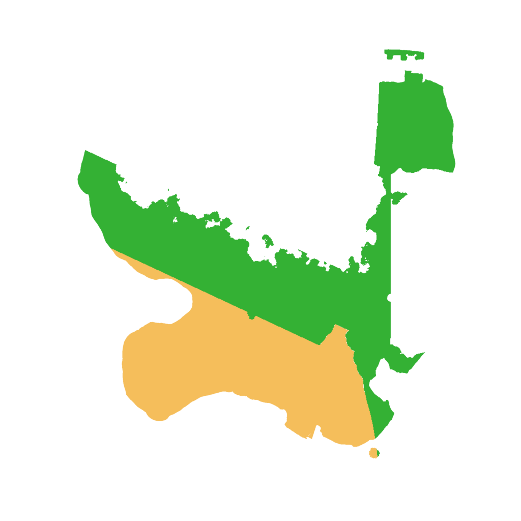 Biome Rust Map: Procedural Map, Size: 2000, Seed: 73612354