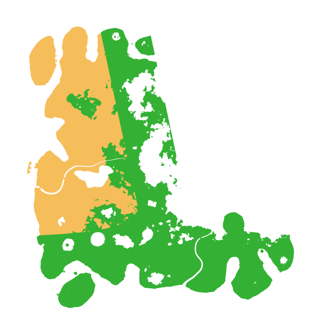 Biome Rust Map: Procedural Map, Size: 4000, Seed: 1851801809
