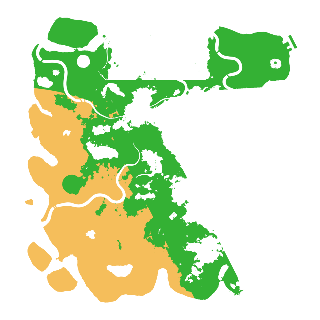 Biome Rust Map: Procedural Map, Size: 4500, Seed: 923379850