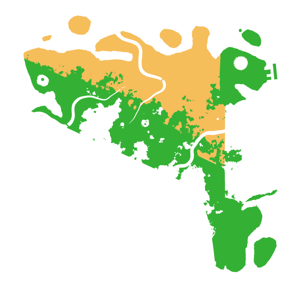 Biome Rust Map: Procedural Map, Size: 3850, Seed: 1157090035