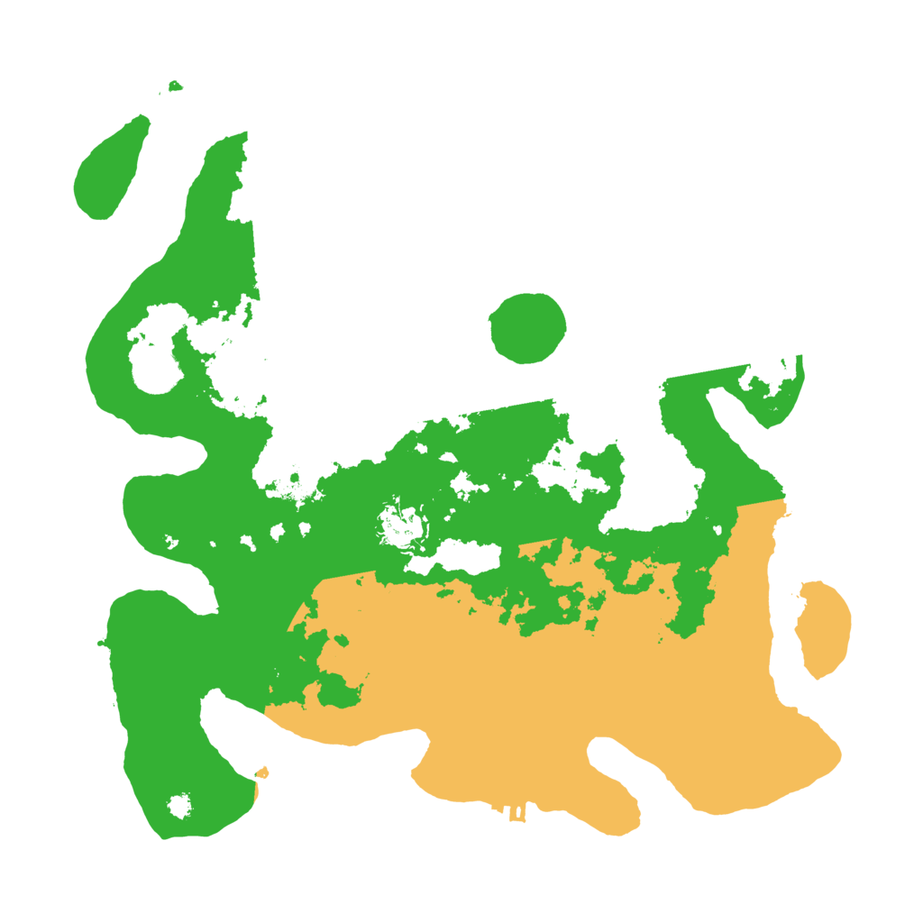 Biome Rust Map: Procedural Map, Size: 3500, Seed: 525835500