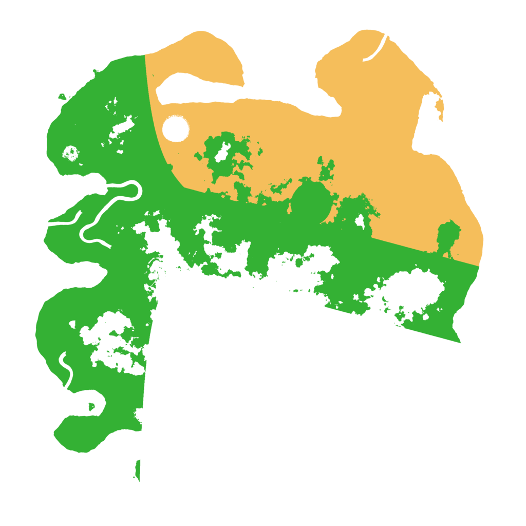 Biome Rust Map: Procedural Map, Size: 3500, Seed: 1584147241