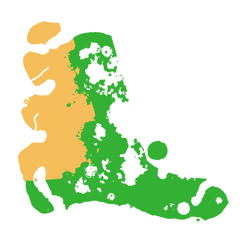 Biome Rust Map: Procedural Map, Size: 3500, Seed: 2142347566