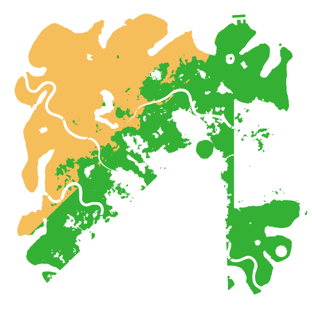 Biome Rust Map: Procedural Map, Size: 4800, Seed: 2101492652