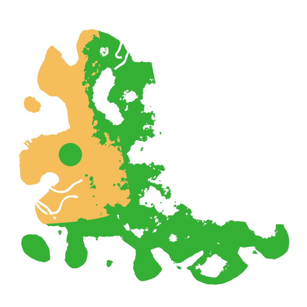 Biome Rust Map: Procedural Map, Size: 3500, Seed: 426129242