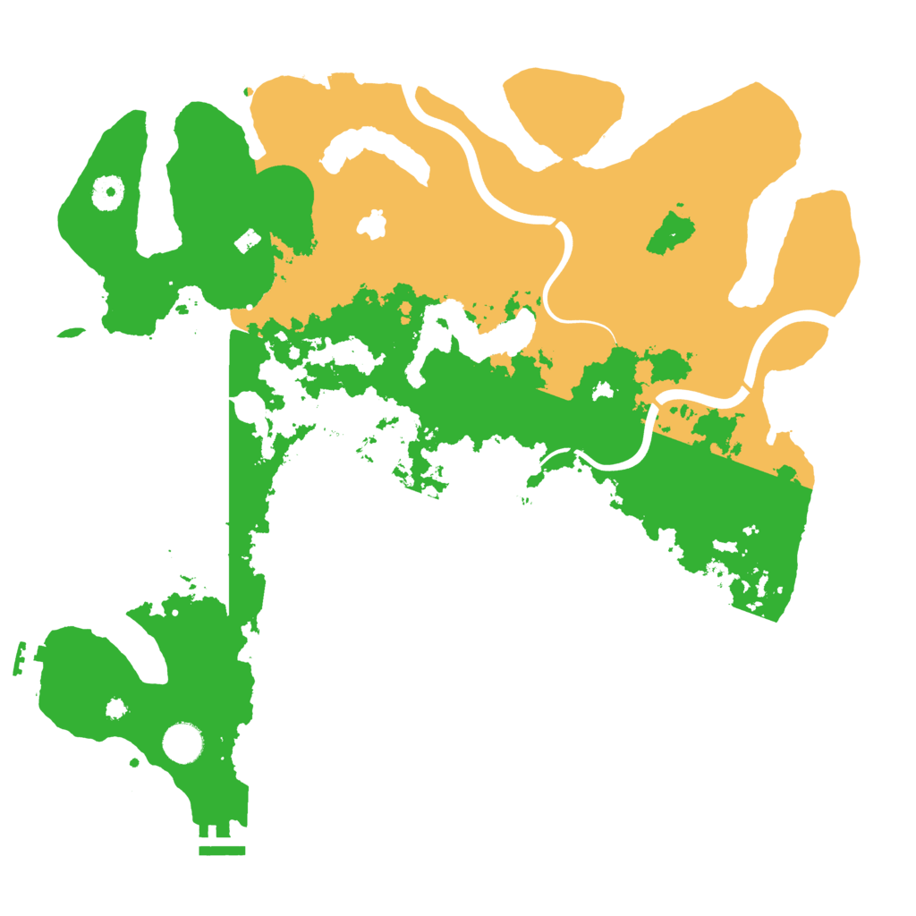 Biome Rust Map: Procedural Map, Size: 4000, Seed: 888222
