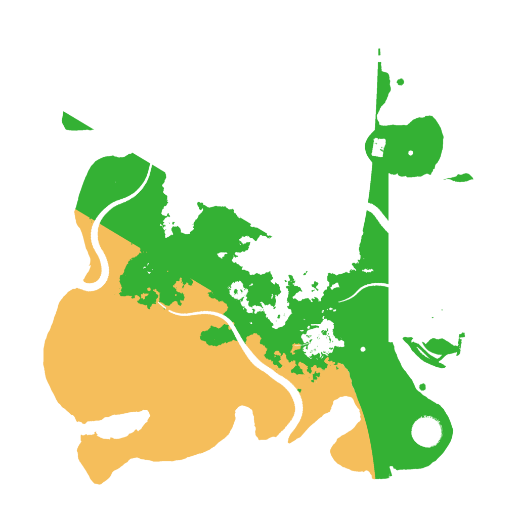 Biome Rust Map: Procedural Map, Size: 3000, Seed: 21650
