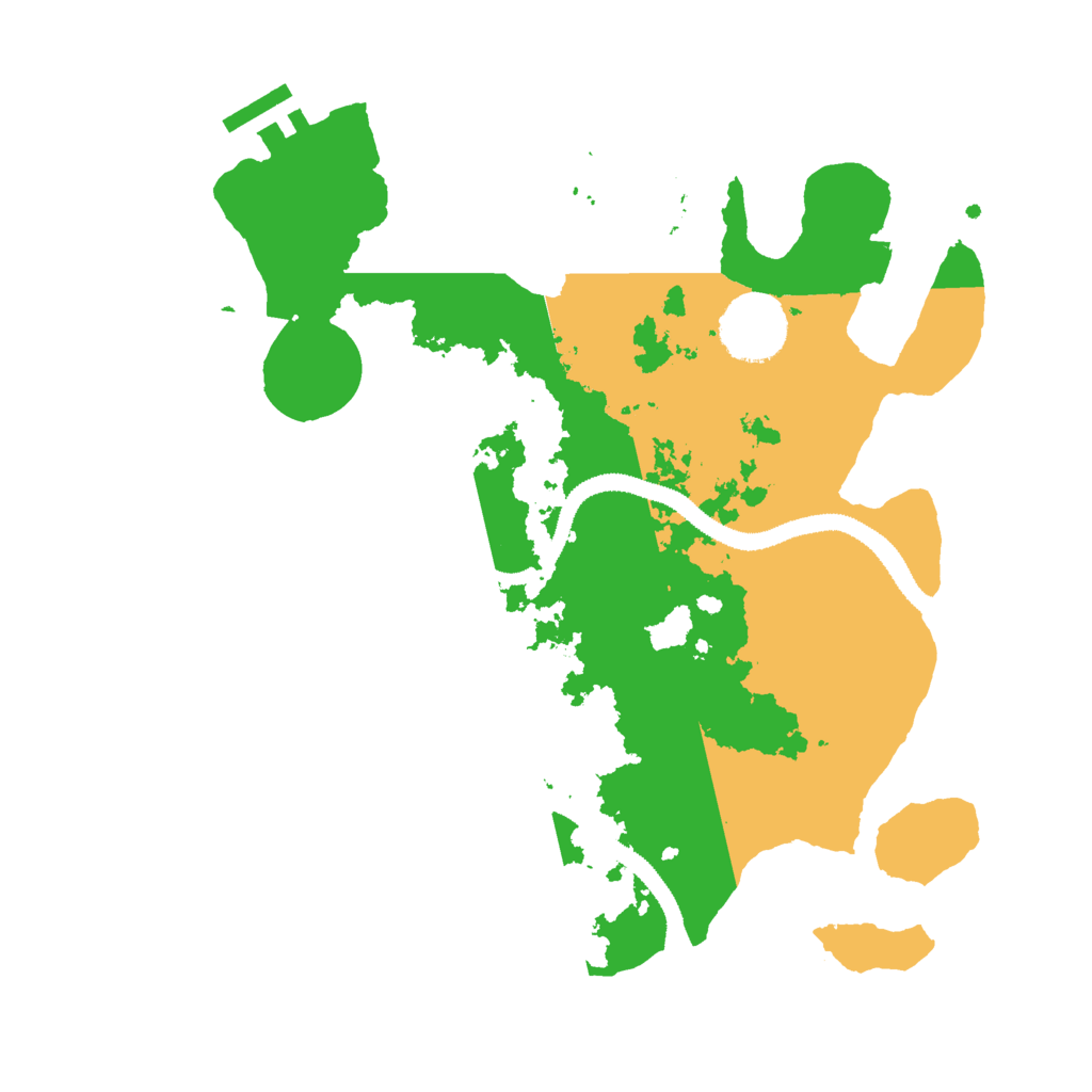 Biome Rust Map: Procedural Map, Size: 3000, Seed: 12575211