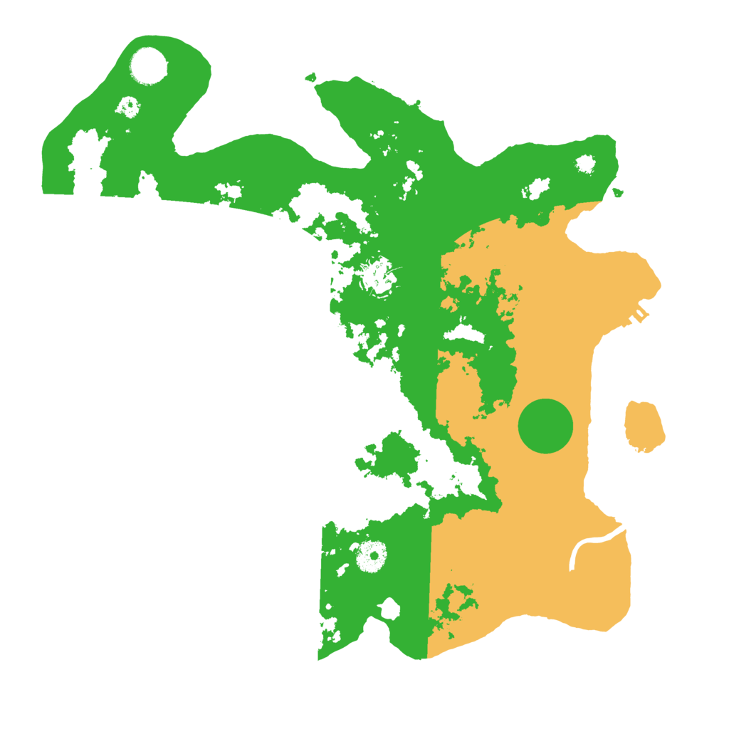 Biome Rust Map: Procedural Map, Size: 3500, Seed: 1192542382