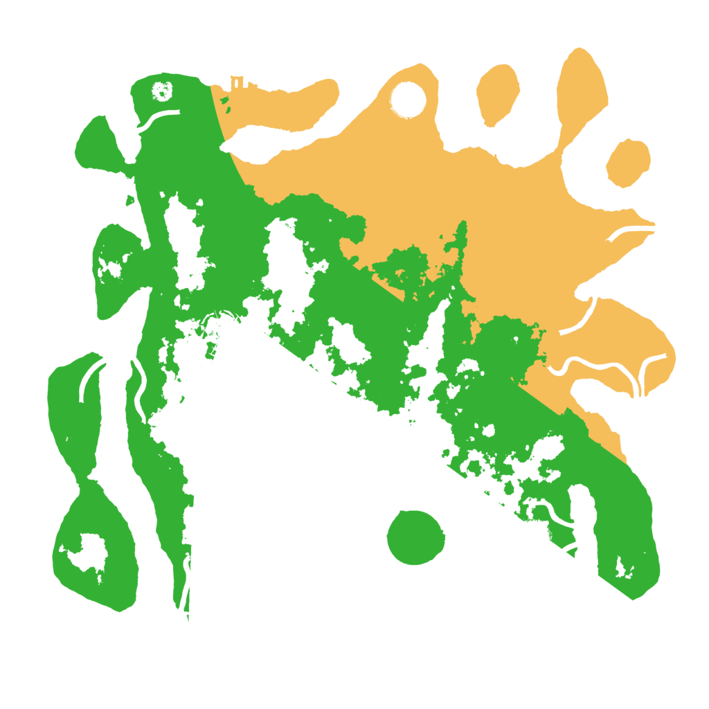 Biome Rust Map: Procedural Map, Size: 3500, Seed: 1587593150