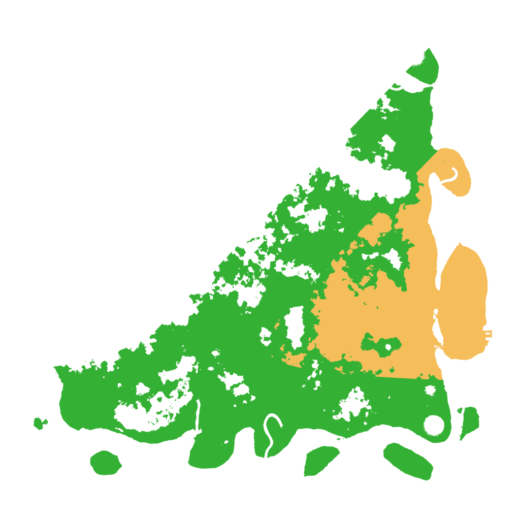 Biome Rust Map: Procedural Map, Size: 4500, Seed: 102644291