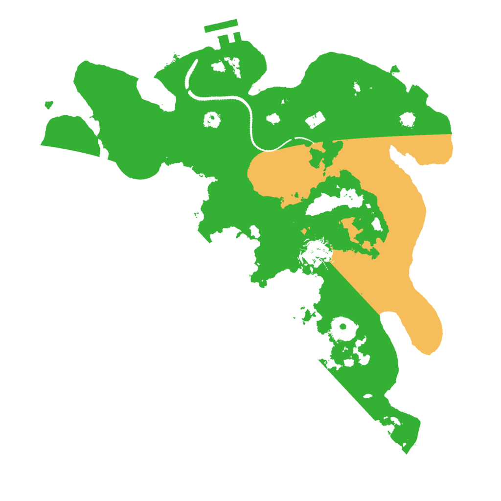 Biome Rust Map: Procedural Map, Size: 3000, Seed: 2680667