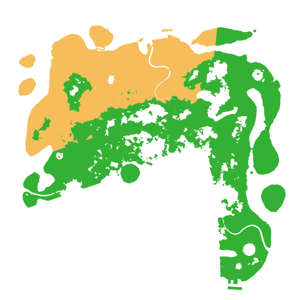 Biome Rust Map: Procedural Map, Size: 4250, Seed: 591144946