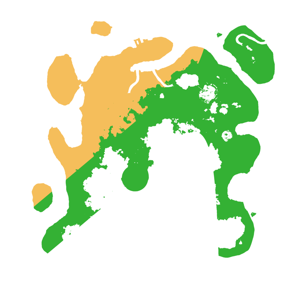 Biome Rust Map: Procedural Map, Size: 3000, Seed: 4679