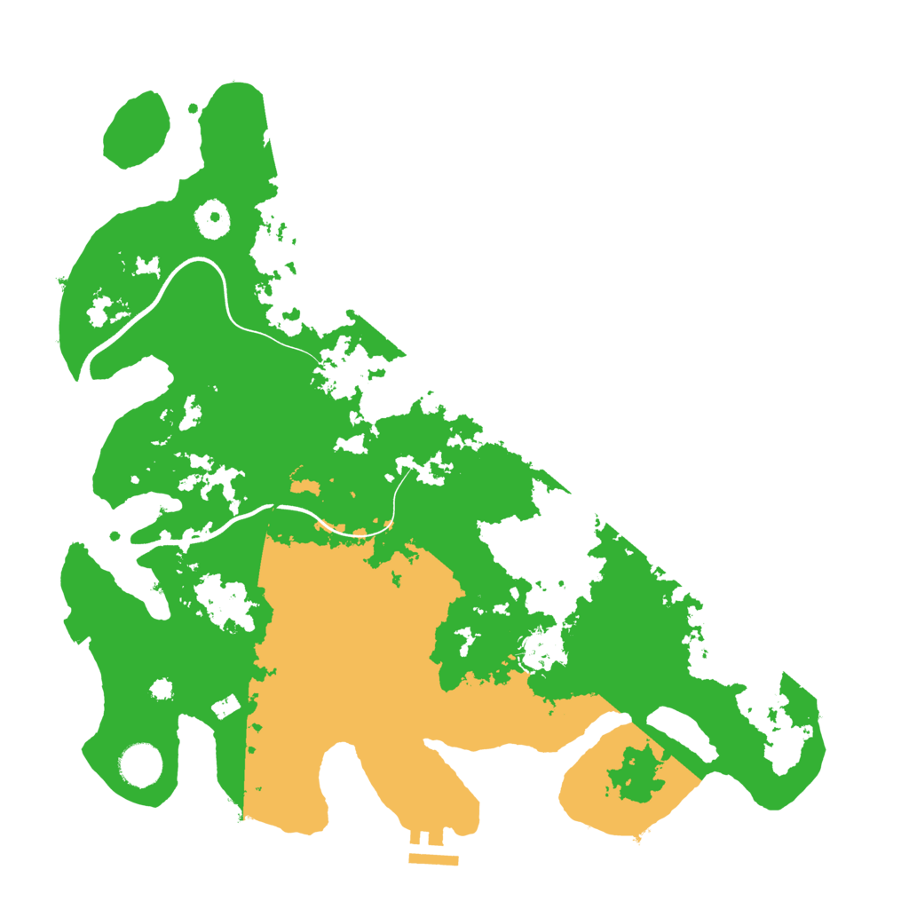 Biome Rust Map: Procedural Map, Size: 3700, Seed: 1444020637