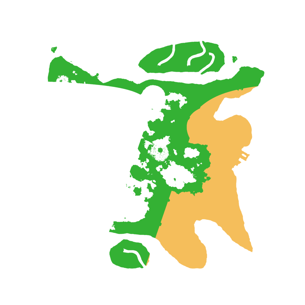 Biome Rust Map: Procedural Map, Size: 2500, Seed: 1306887590