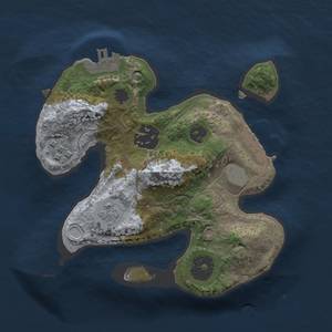 Thumbnail Rust Map: Procedural Map, Size: 2000, Seed: 228, 10 Monuments