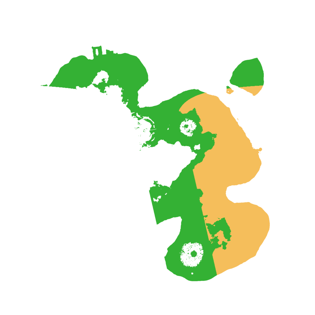 Biome Rust Map: Procedural Map, Size: 2000, Seed: 228