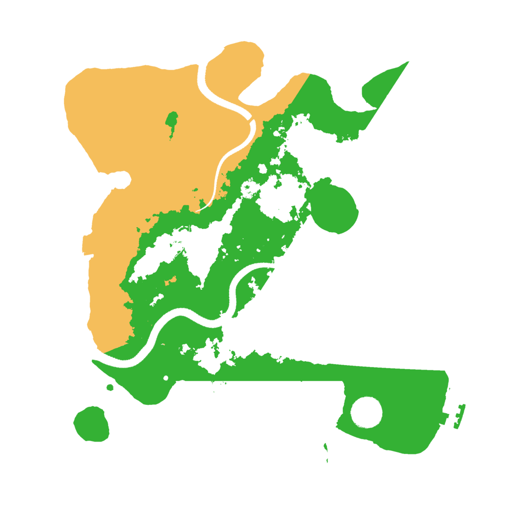 Biome Rust Map: Procedural Map, Size: 3000, Seed: 16571