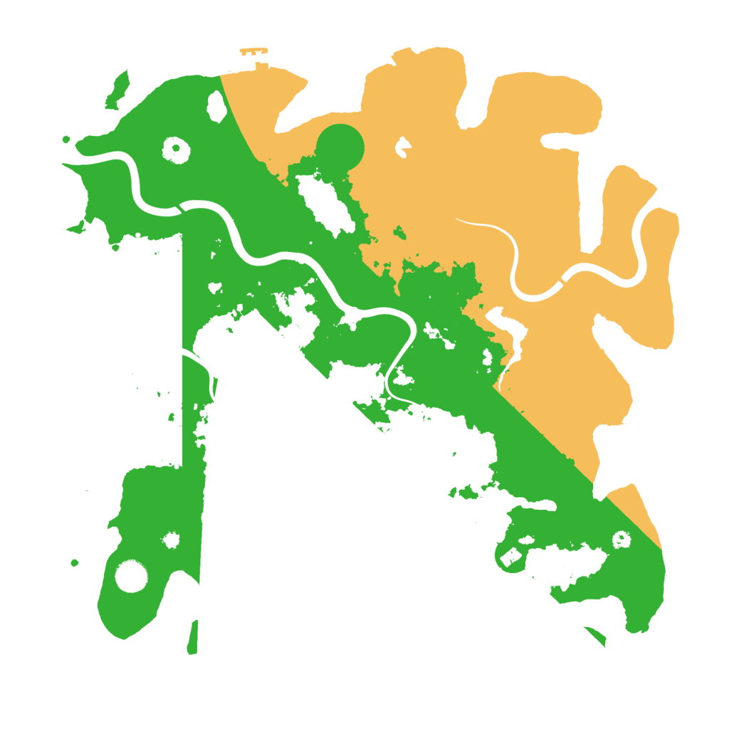 Biome Rust Map: Procedural Map, Size: 4000, Seed: 521