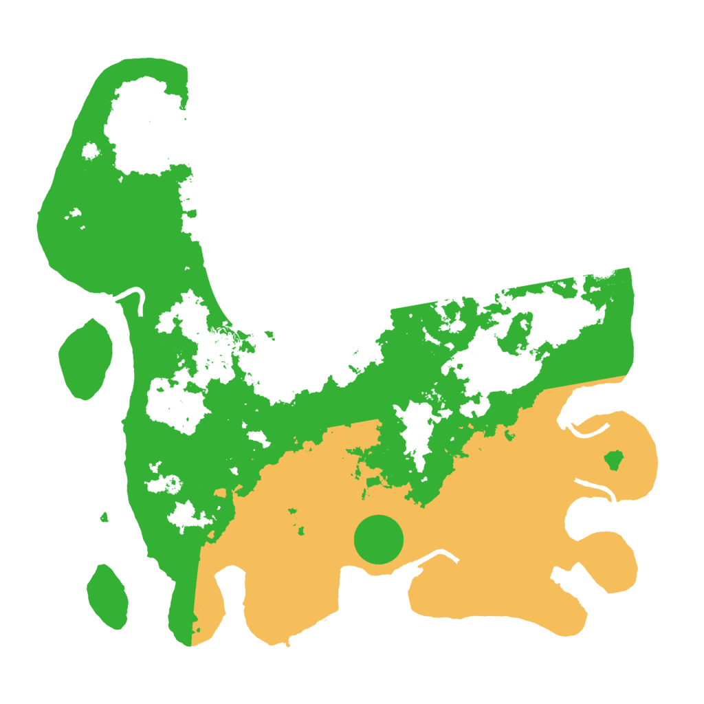 Biome Rust Map: Procedural Map, Size: 3750, Seed: 1434879490