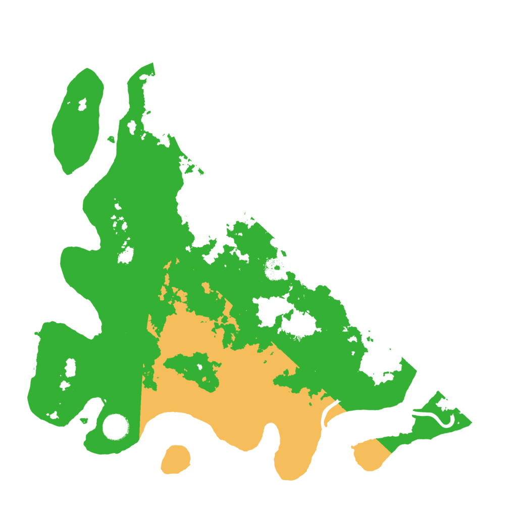 Biome Rust Map: Procedural Map, Size: 3500, Seed: 1824317839