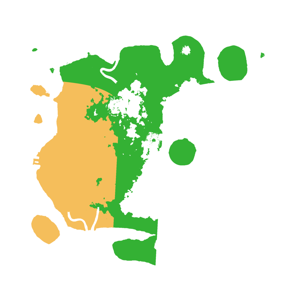 Biome Rust Map: Procedural Map, Size: 3000, Seed: 1516342