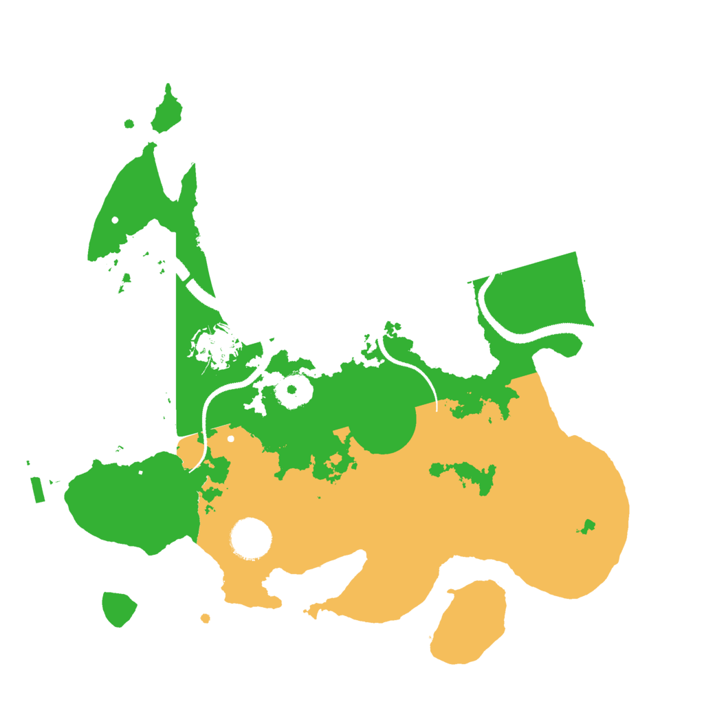 Biome Rust Map: Procedural Map, Size: 3000, Seed: 731337171