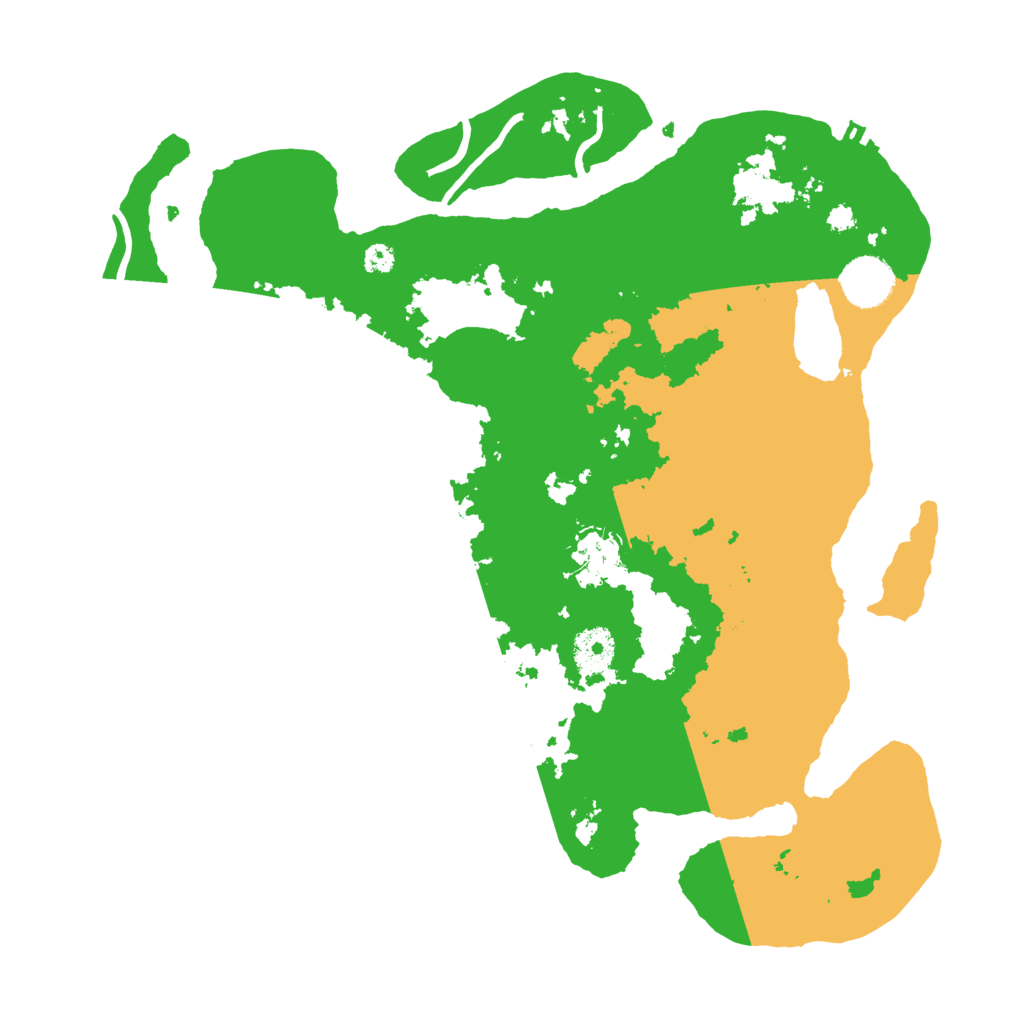 Biome Rust Map: Procedural Map, Size: 3500, Seed: 215521