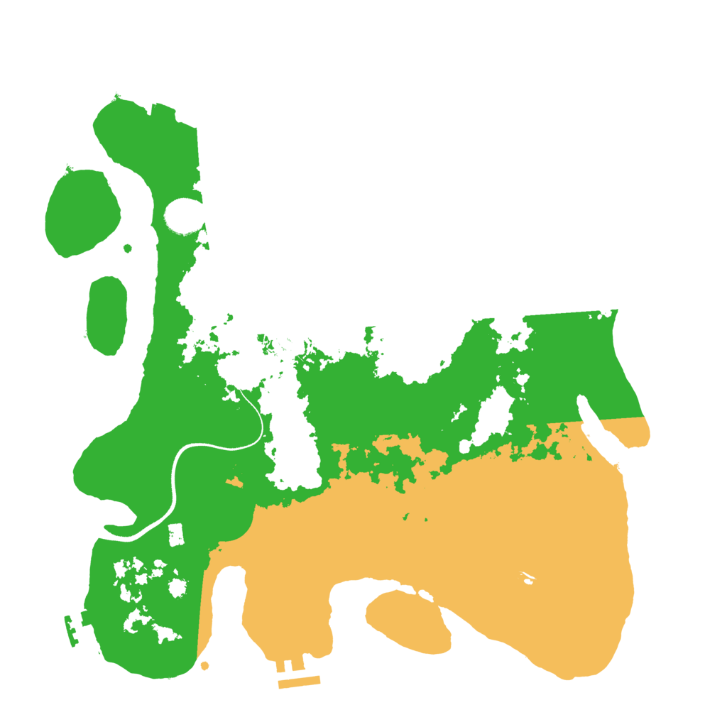 Biome Rust Map: Procedural Map, Size: 3500, Seed: 1959028310