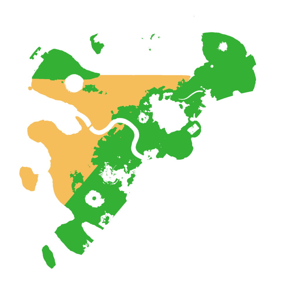 Biome Rust Map: Procedural Map, Size: 3000, Seed: 477524