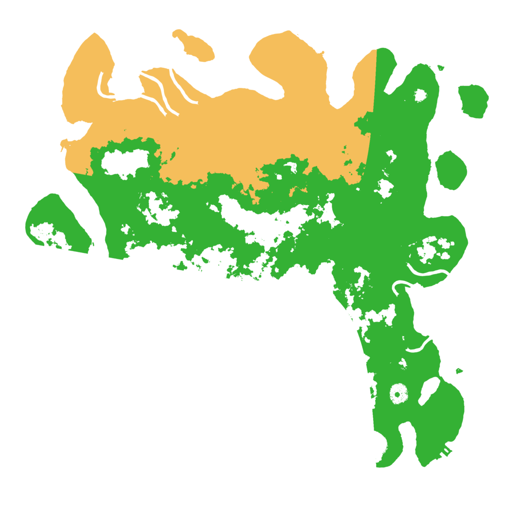 Biome Rust Map: Procedural Map, Size: 4000, Seed: 6677886