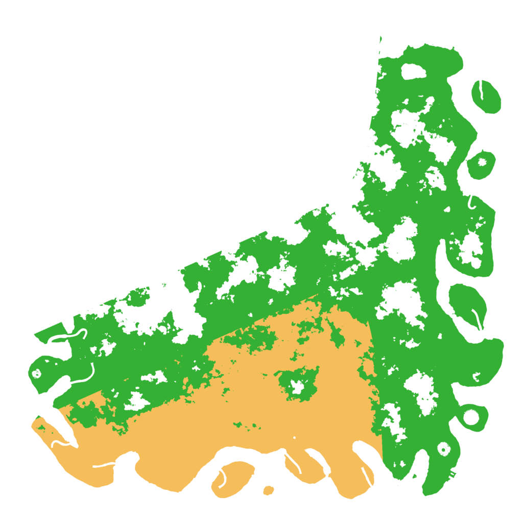 Biome Rust Map: Procedural Map, Size: 6000, Seed: 123352202