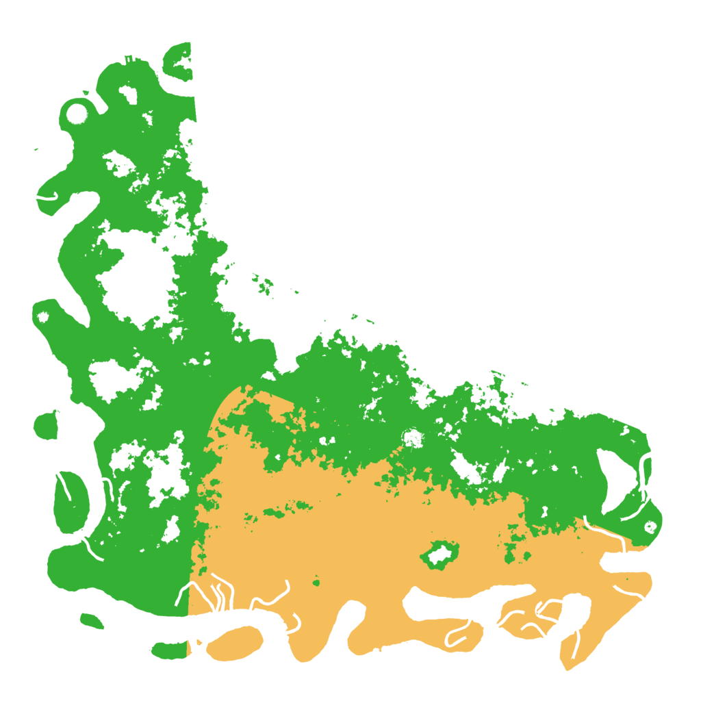 Biome Rust Map: Procedural Map, Size: 6000, Seed: 10125
