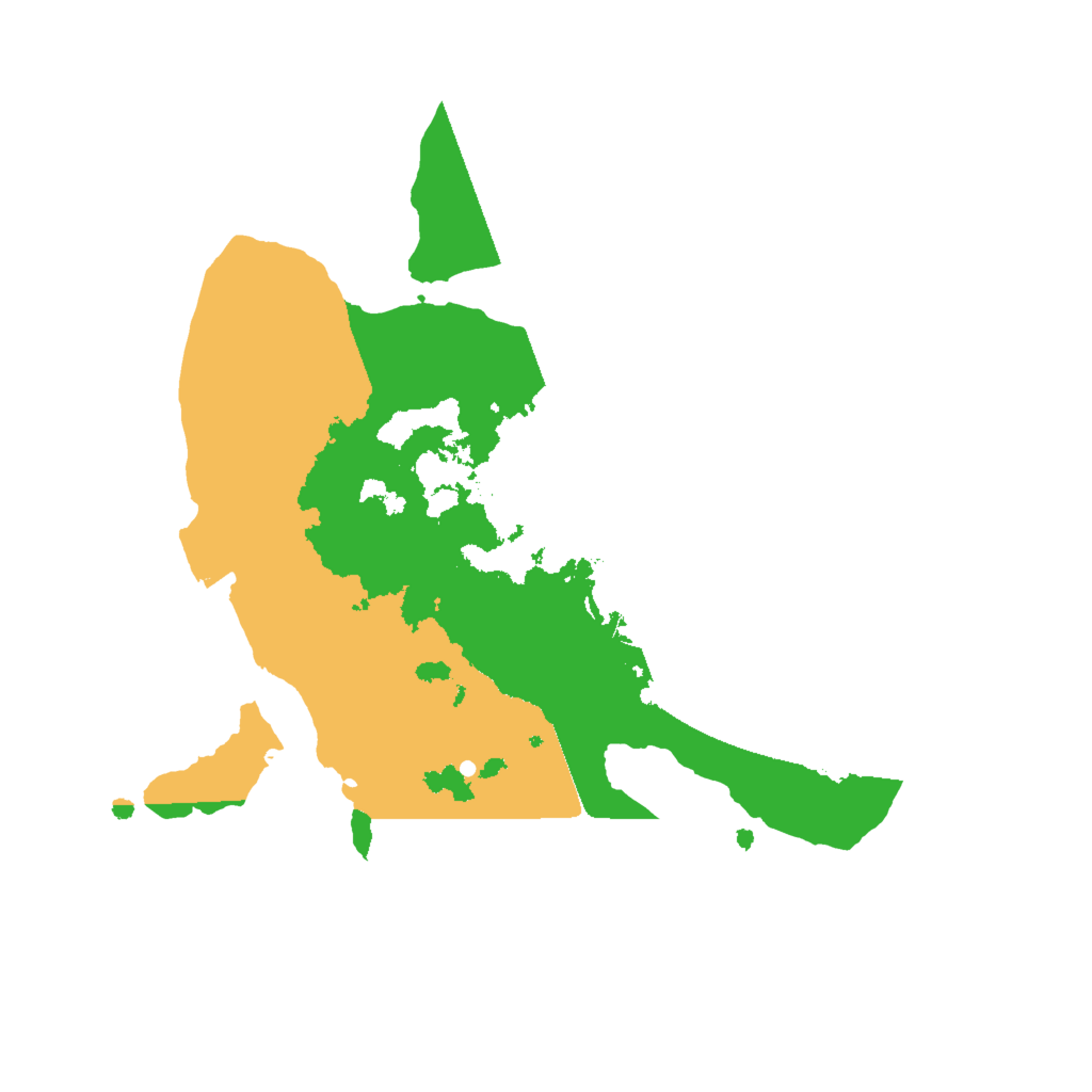 Biome Rust Map: Procedural Map, Size: 2000, Seed: 4906